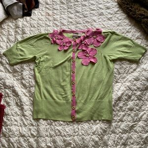 Short sleeved cardigan